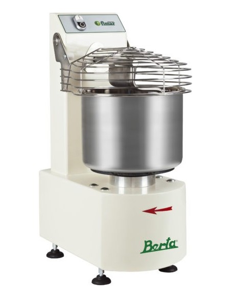 Impastatrice Spirale BERTA15 Bassa Idratazione 1 Velocità Capacità 20Lt