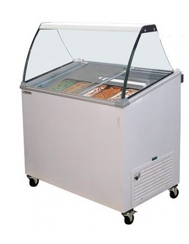 Banco Gelato 8 Vaschette con Riserva Dimensione 1548x615x1296 mm