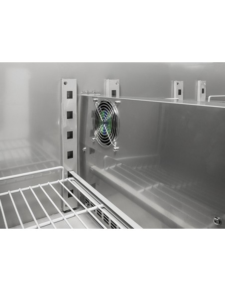 Saladette Freezer GN 1/1 con Top Acciaio Inox 3 Porte - CNX93V