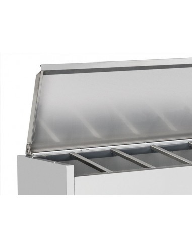 Vetrina Refrigerata Pizzeria 3GN 1/3 + 1GN 1/2 - VRX12/38S/S