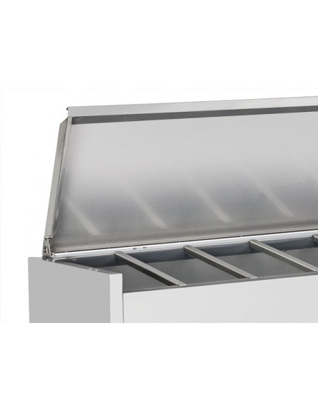 Vetrina Refrigerata Pizzeria 3GN 1/3 + 1GN 1/2 - VRX12/38S/S