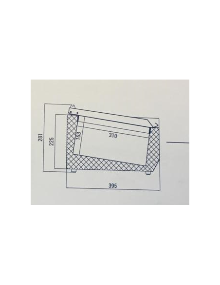 Vetrina Refrigerata Pizzeria 3GN 1/3 + 1GN 1/2 - VRX12/38S/S