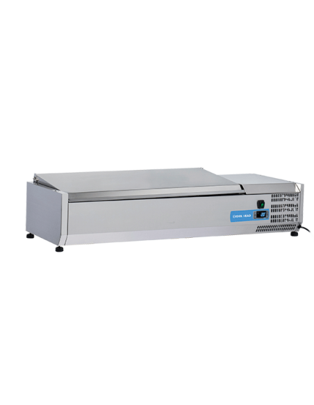 Vetrina Refrigerata Pizzeria 3GN 1/3 + 1GN 1/2 - VRX12/38S/S