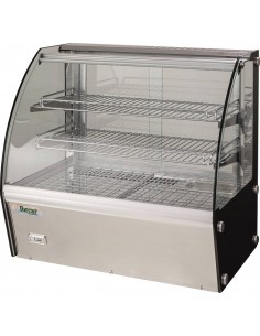 Vetrina Riscaldata VPH160 da Banco 2 Ripiani Dimensione 880x580x670