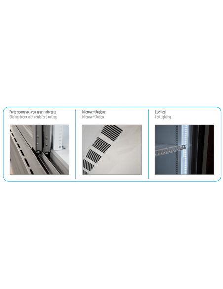 Frigorifero Bibite Nero Porte Scorrevoli - 534 Lt - CL801V2GCSL Black