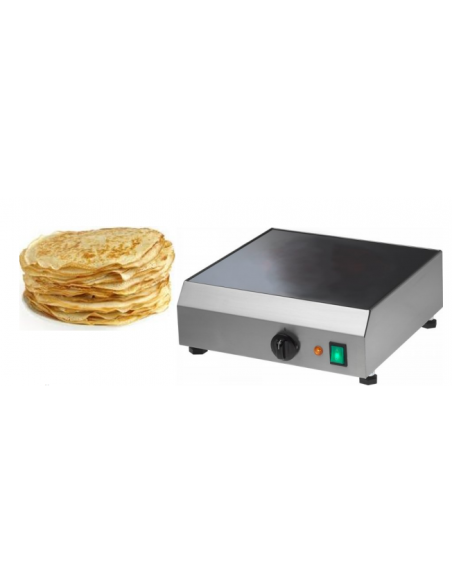 Piastra Vetroceramica per Riscaldare Crepes 42x42x11h - CRE42V