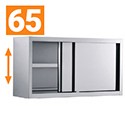 PENSILE ACCIAIO INOX H66