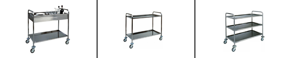 Carrelli Servizio Inox - TopRistorazione Food Equipment