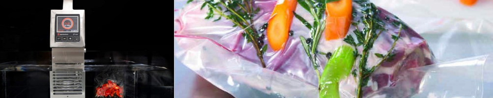 La cottura sottovuoto o Sous-Vide permette grazie ad un bagno termostatico