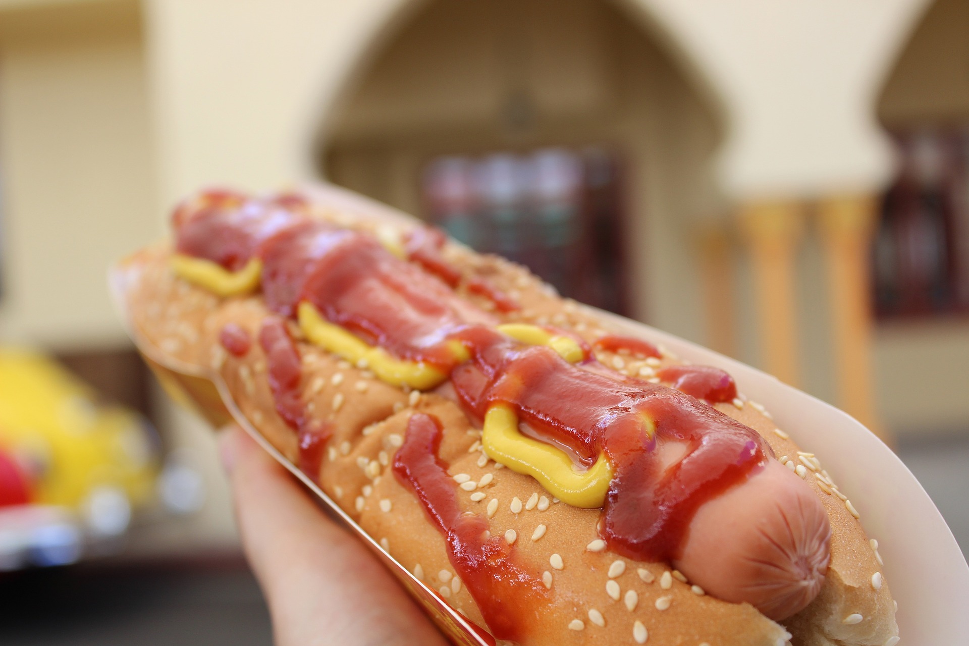 hotdog con salse